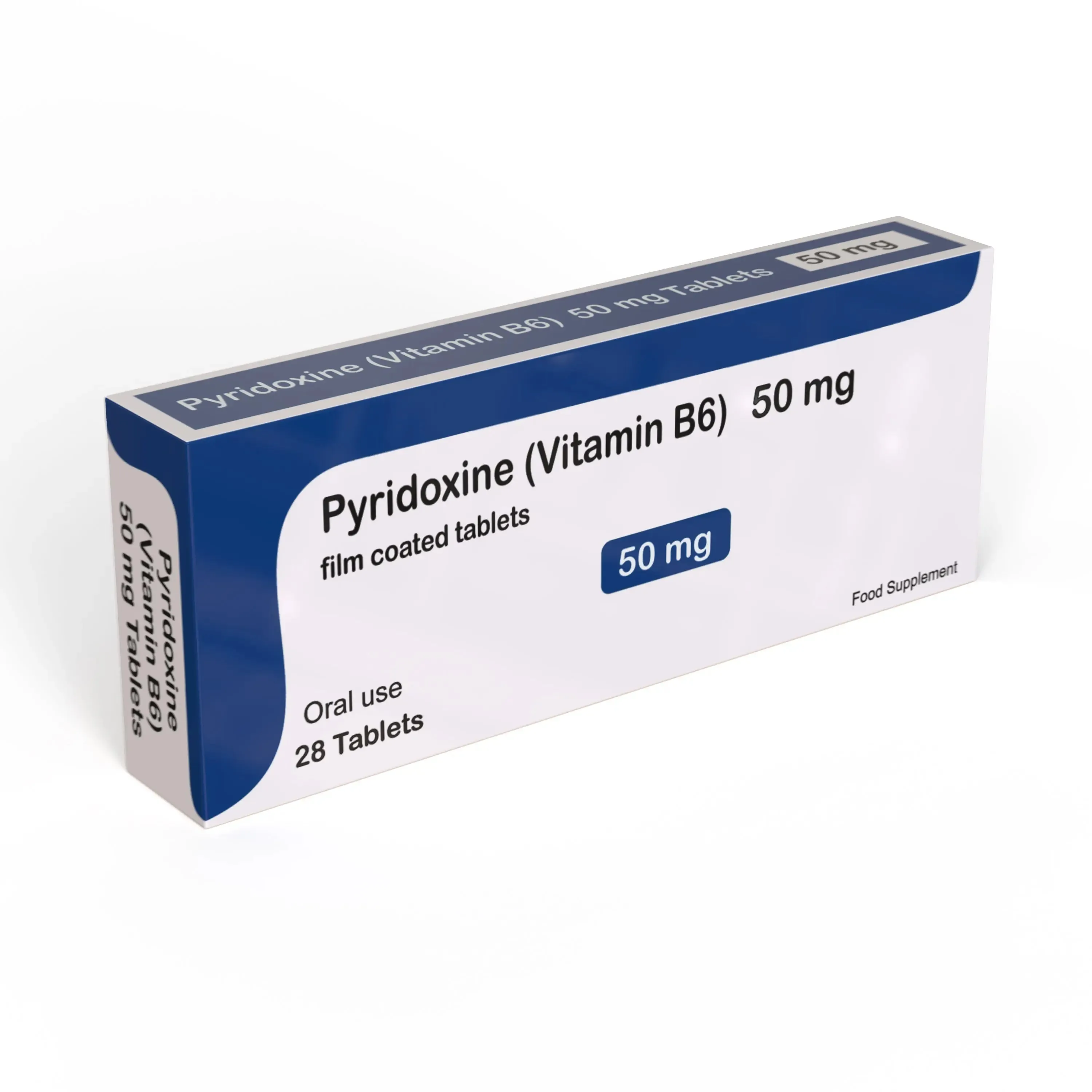 Pyridoxine 50mg Vitamin B6  28 Tablets