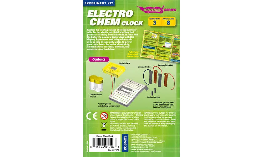 "Electro Chem Clock" - Science Kit