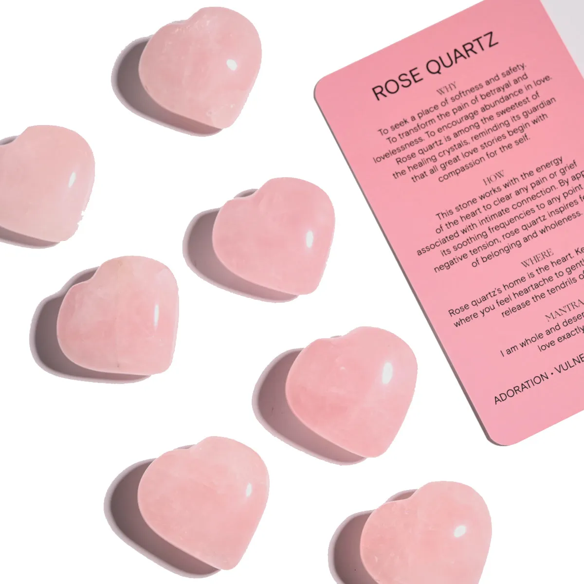 Rose Quartz Heart