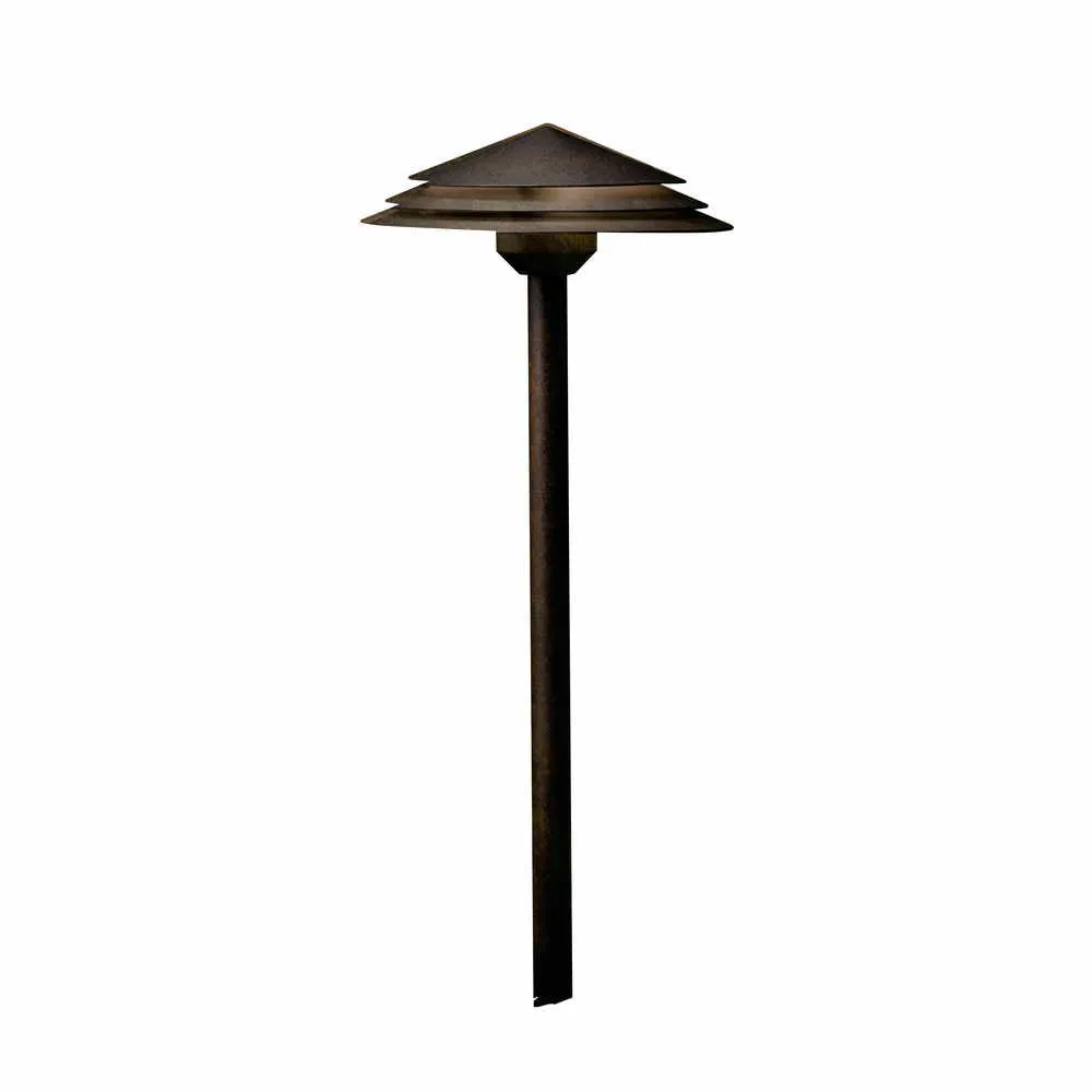 Round Tiered LED Path Light