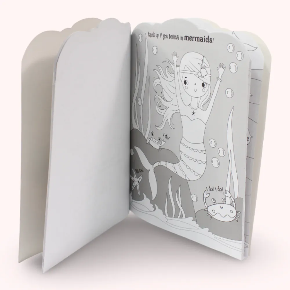 Shaped Super Coloring Fun – Shimmering Mermaids