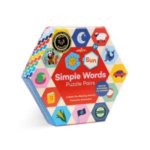 SIMPLE WORD HEX. PUZZLE PAIRS