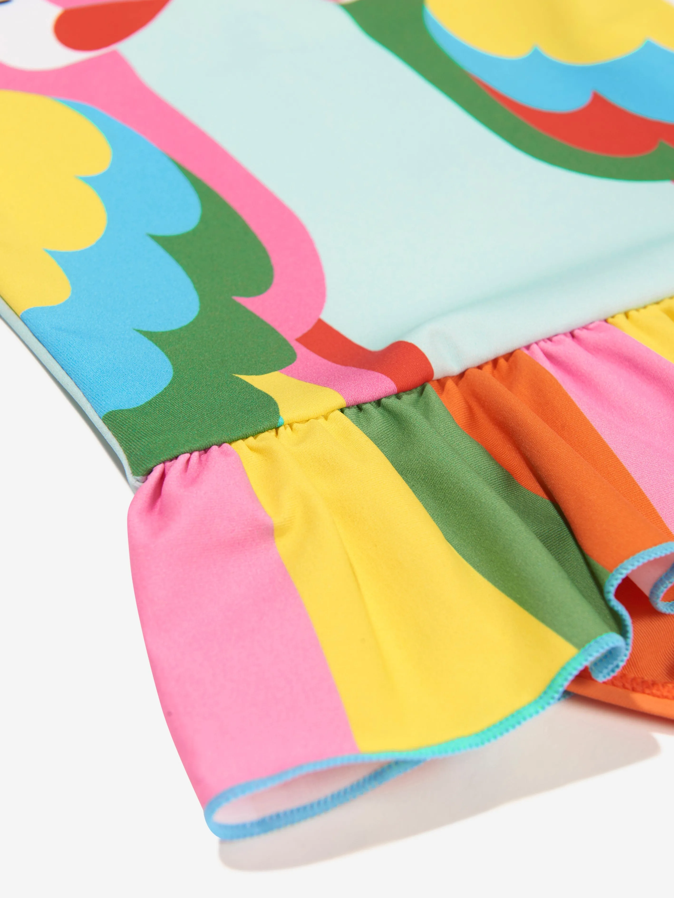 Stella McCartney Girls Bird Swimming Costume in Blue