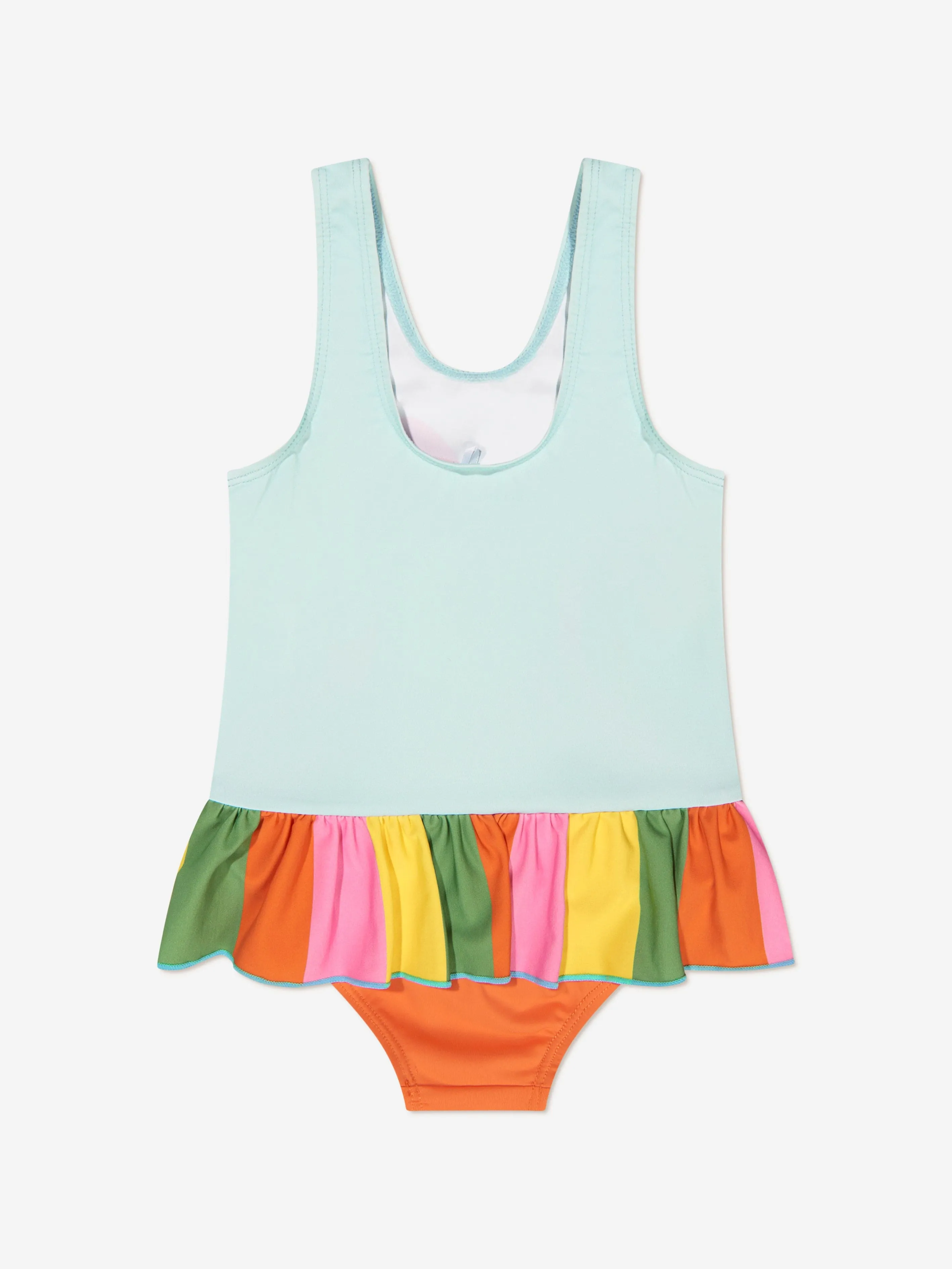 Stella McCartney Girls Bird Swimming Costume in Blue
