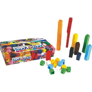 Touch & Count Cubes 100pc in a Carton Box