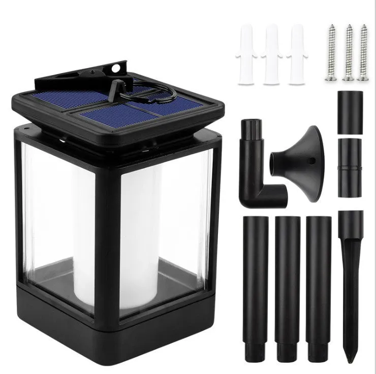 Transparent Simulation Dynamic Flame Outdoor Landscape Light