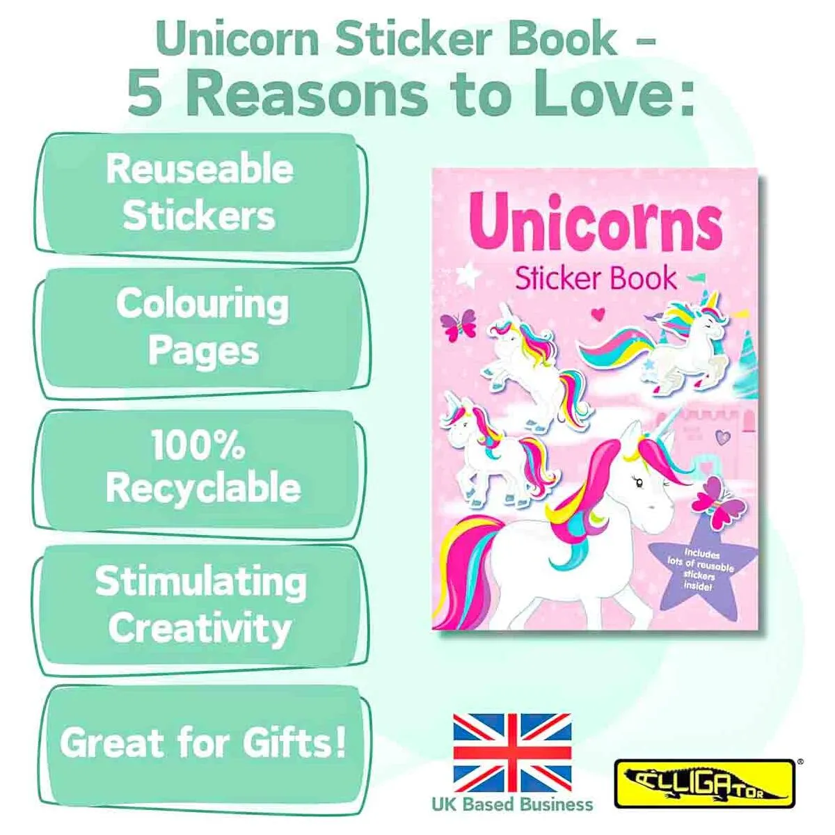 Unicorns Sticker Book