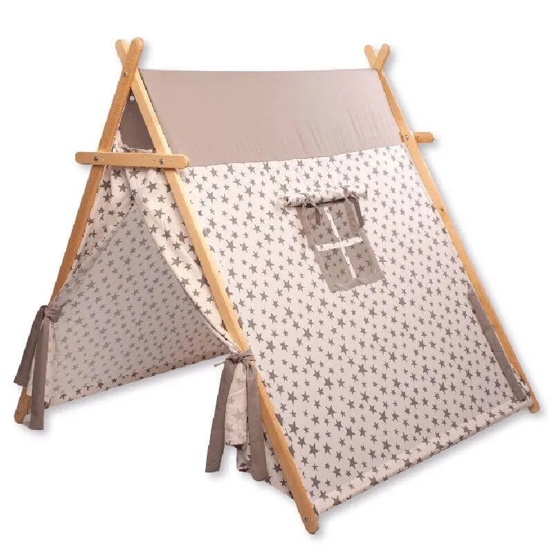 White Stars Play Tent and Play Mat