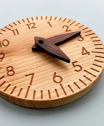 Wooden Clock Toy